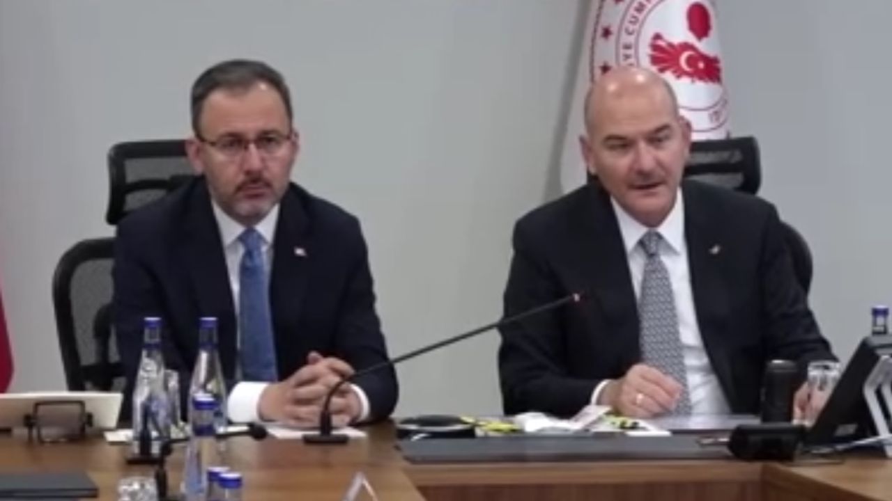 Bakan Soylu ve Bakan Kasapoğlu'ndan 81 il valisi ve gençlik spor il müdürleri ile toplantı