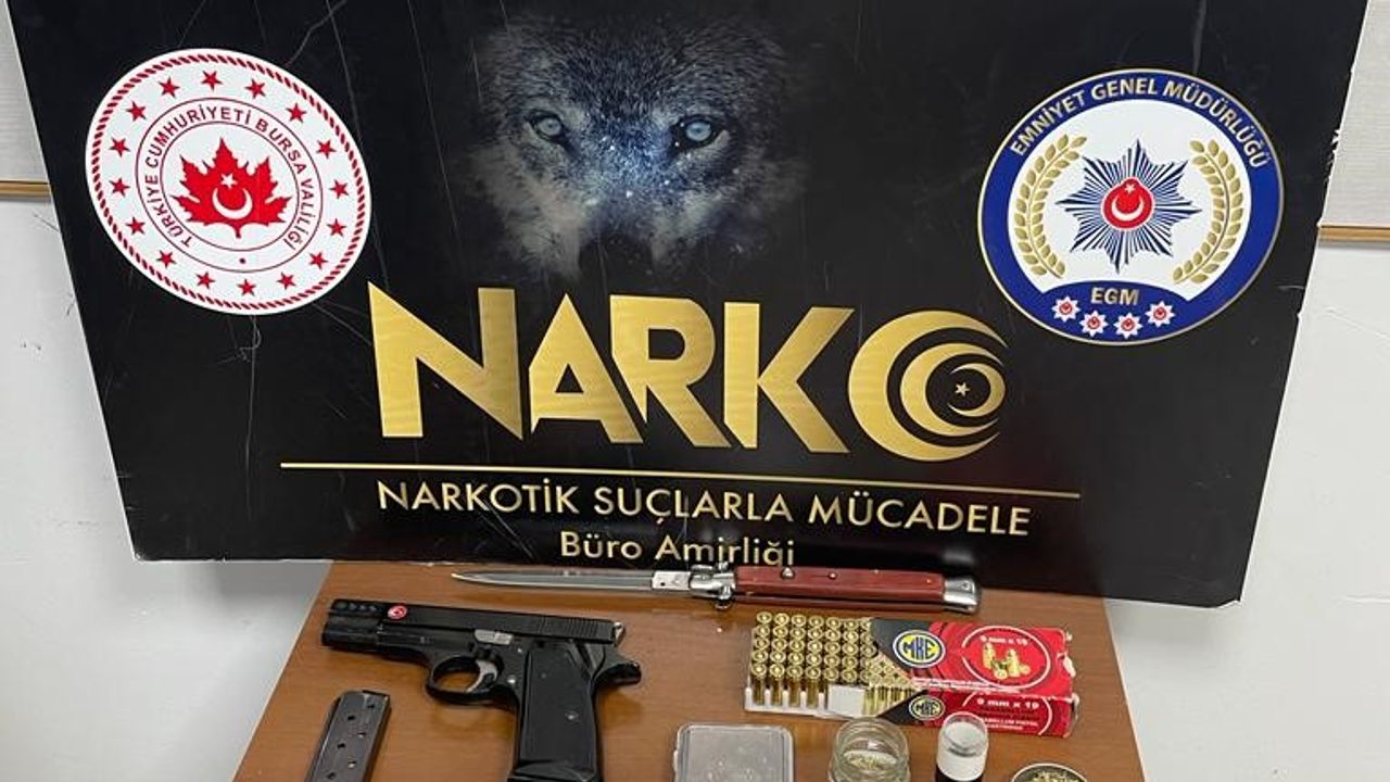 Bursa'da uyuşturucu taciri tutuklandı