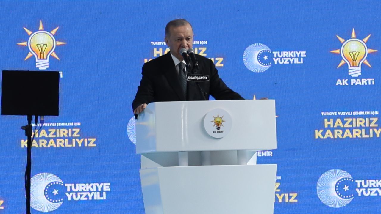 Cumhurbaşkanı Erdoğan Eskişehir'de konuştu: “Kılıçdaroğlu'nun derdi koltuğuna geri dönmek"
