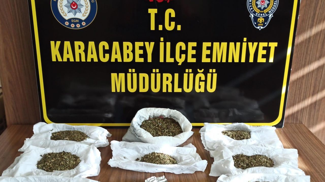 Bursa Karacabey’de uyuşturucu operasyonu