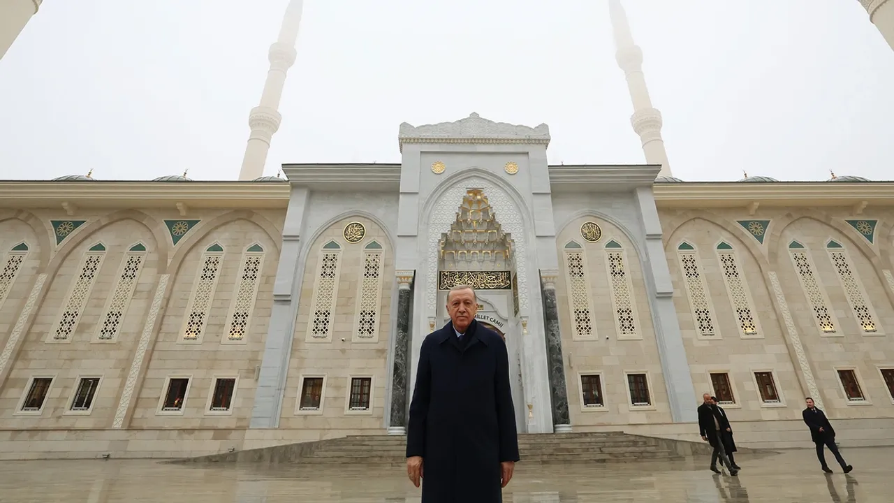 Cumhurbaşkanı Erdoğan, Şahinbey Millet Camii ve Külliyesi açılış töreninde konuştu