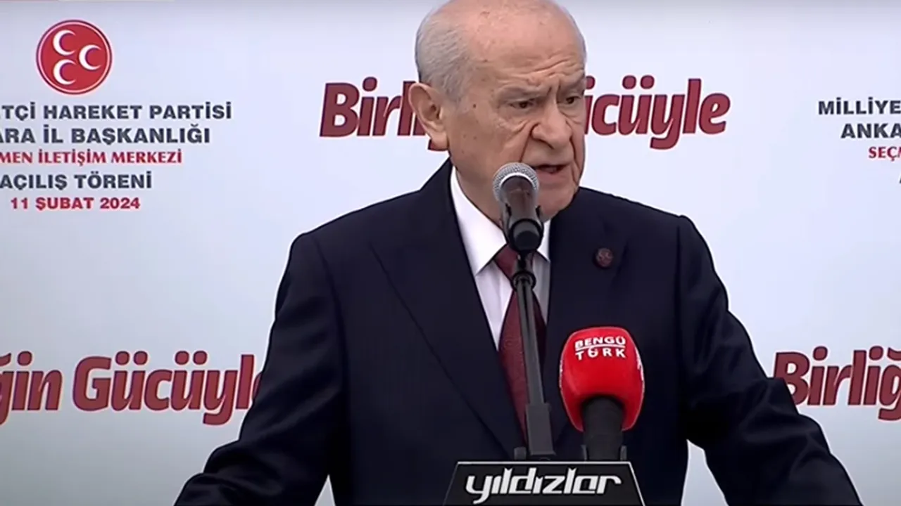 MHP lideri Devlet Bahçeli: Hiçbir şeyi şansa bırakmayacağız