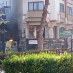 Bursa'da trafo böyle patladı... Herkesin yüreği ağzına geldi
