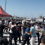 Silivri’de gergin anlar: Basın mensuplarına saldırı kamerada