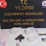 Bursa'da uyuşturucu operasyonu: 1 kilo 210 gram metamfetamin ele geçirildi