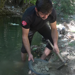 Altın avcısı Türkiye'nin derelerinden her gün 5 gram altın çıkarıyor