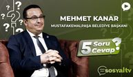 Mustafakemalpaşa Belediye Başkanı Mehmet Kanar "5 Soru 5 Cevap"ta