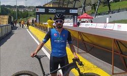 İnegöl Belediyesi Dostum bisiklet sporcusu Murat Pehlevan'dan büyük başarı
