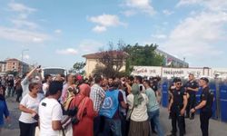 İstanbul Tuzla'da fabrika işçileri ile polis arasında gerginlik