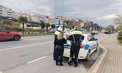 Mudanya’da hız yapan sürücülere ceza kesildi