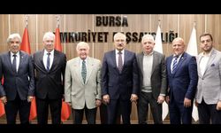 Bursaspor yönetiminden Bursa Cumhuriyet Başsavcısı Ramazan Solmaz'a ziyaret