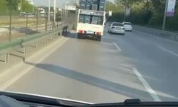 Bursa'da tehlikeli taşımacılık! Tüm sürücülerin canını hiçe saydı
