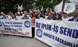 Bursa'da Öz İplik İş Sendikası’na üye olan Durak Tekstil işçileri 83 gündür grevde