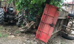 Bursa Orhangazi ilçesinde devrilen traktörün sürücüsü hayatını kaybetti