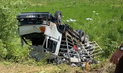 Kocaeli Kandıra ilçesinde tüp yüklü kamyonet kaza yaptı! Sürücüden acı haber geldi