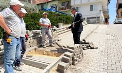 Bursa'da Gemlik ilçesinde Eski İtfaiye Bayırına merdiven kolaylığı