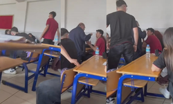Bursa'da öğretmene saygısızlık kamerada