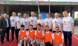 “3x3 Atatürk ve Gençlik Sokak Basketbolu Turnuvası" gösteri maçı gerçekleştirildi