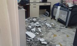 Mardin’de evin tavanı çöktü, anne ve bebeği yaralandı
