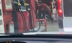 Pompacı ile müşteri arasında kavga