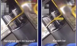 Otobüs şoförünü öpen kadına tepki! "Sevişme yeri mi burası"