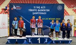 Osmangazi Belediyespor’un genç badmintoncuları göz doldurdu