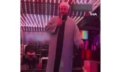 Bursa'da pavyonda sürpriz vaaz
