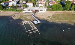 İznik'teki tarihi Bazilika havadan görüntülendi
