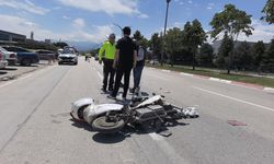 Bursa'da şoka giren sürücü bisikletini bırakamadı