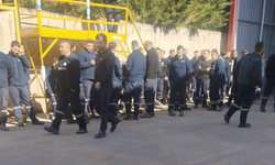 İnegöl'de otobüs fabrikasında grev