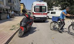 Minibüs ile motosiklet çarpıştı: 2 yaralı