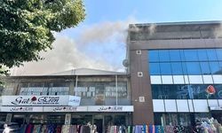 Bursa'da tekstil atölyesinin çatı katında yangın