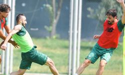 Bursaspor sabah antrenmanında tempoyu yükseltti