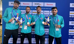 Osmangazili atletin milli forma ile madalya sevinci