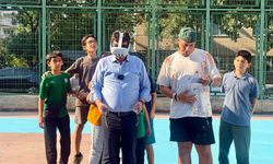 Basketbol sahaları liselilerin tasarımlarıyla güzelleşiyor