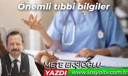 Önemli tıbbi bilgiler