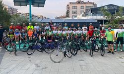 Bursalı bisikletseverlerden anlamlı destek