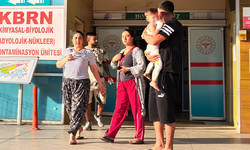 İnegöl'de 2 yaşındaki çocuk mangal ateşine düştü