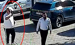 Başkan Veysel Topçu'nun aracının yanında bıçakla fark edildi! O anlar kamerada