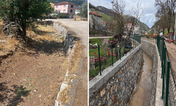 Bursa Büyükşehir'den Gürsu'da dere ıslahı ve kanalizasyon hatları tamamlandı