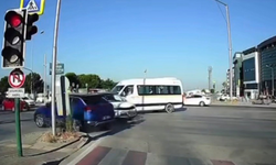 Bursa'da kırmızı ışık ihlali kazaya neden oldu