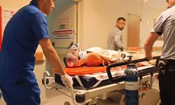 İnşaatta korku dolu anlar: Başına isabet eden parça hastanelik etti
