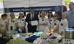 Nilüfer Kadın Korosu Geleneksel hayır satışına renk kattı