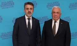 Başkan Şadi Özdemir, Şahin Biba'yı ağırladı