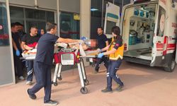 Virajda devrilen motosikletin sürücüsü yaralandı