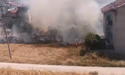 Anız yangınında 20 dönüm tarım alanı yandı