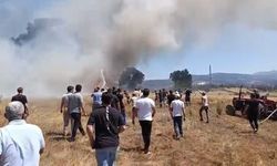 Bursa’da, anız yangınında 3 dönüm alan zarar gördü