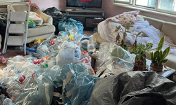 Osmangazi’de çöp evden 2,5 ton geri dönüşüm atığı çıkarıldı