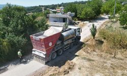 Keles'te yollar hem yenileniyor hem genişliyor