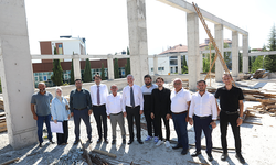Alanyurt yüzme havuzunda yapım çalışmaları sürüyor